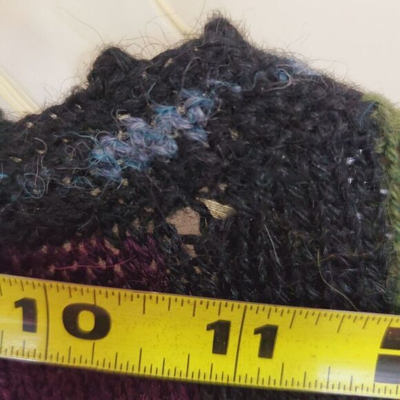 Tabask ALPACA Sweater Cardigan Small Colorful Aztec Southwestern Geometric #37 - Picture 7 of 7